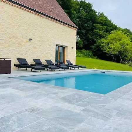 Villa* Piscine* Vue Sur Chateau De Beynac Villa *