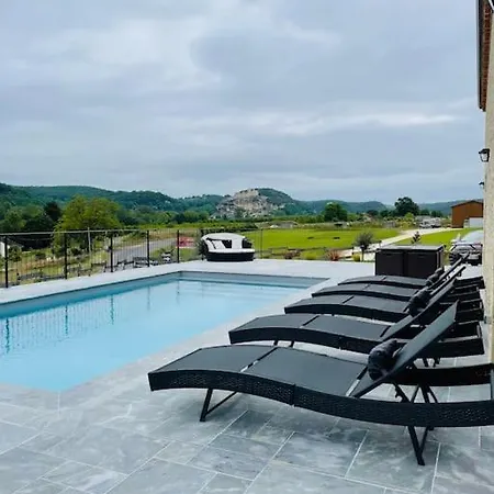 Villa Villa* Piscine* Vue Sur Chateau De Beynac Castelnaud La Chapelle